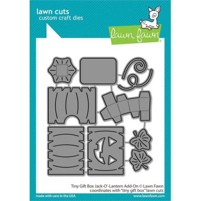 Lawn Fawn Lawn Cuts - Tiny Gift Box Jack-O'-Lantern Add-On